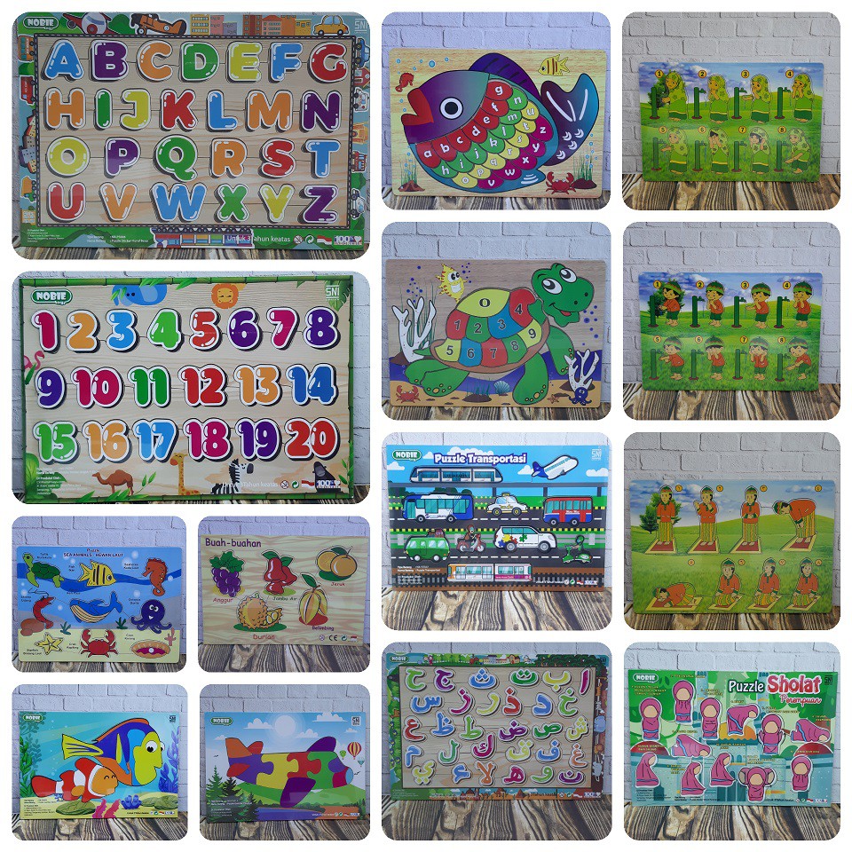 Mainan Edukasi Puzzle Kayu Anak Usia 3 Tahun Kualitas SNI Mainan Edukasi Puzzle Kayu Anak Usia 3 Tahun Kualitas SNI
