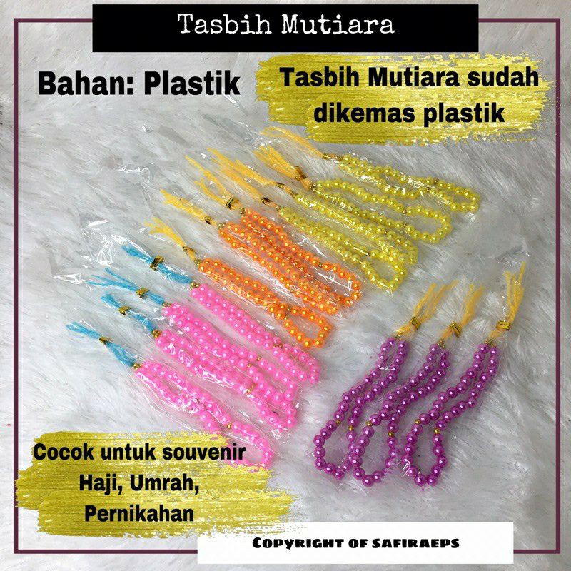 tasbih warna tasbih plastik souvenir