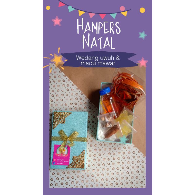 

HAMPERS NATAl | wedang uwuh | madu mawar