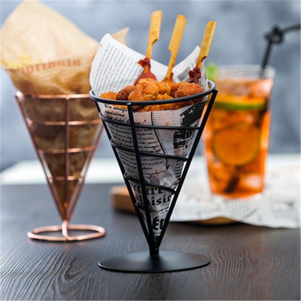 Rebuy French Fries Rack American Display Peralatan Makan Cafe Rak Snack Restoran Barat Keranjang Makanan Ringan