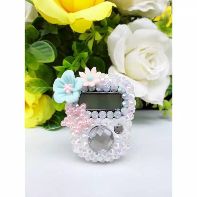 [READY JAKARTA] Tasbih Digital Swarovski cantik kristal diamond murah hijab pashmina syari mukenah