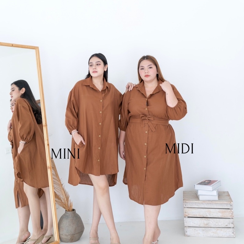 Zaviar || Bianca Midi Dress