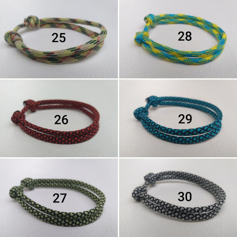 Gelang Paracord 550 4mm bukan prusik