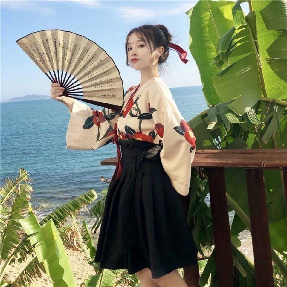 Chuandai Yumeiren Hanfu summer women's clothing improved student Hansu jacket and dress ancient styl