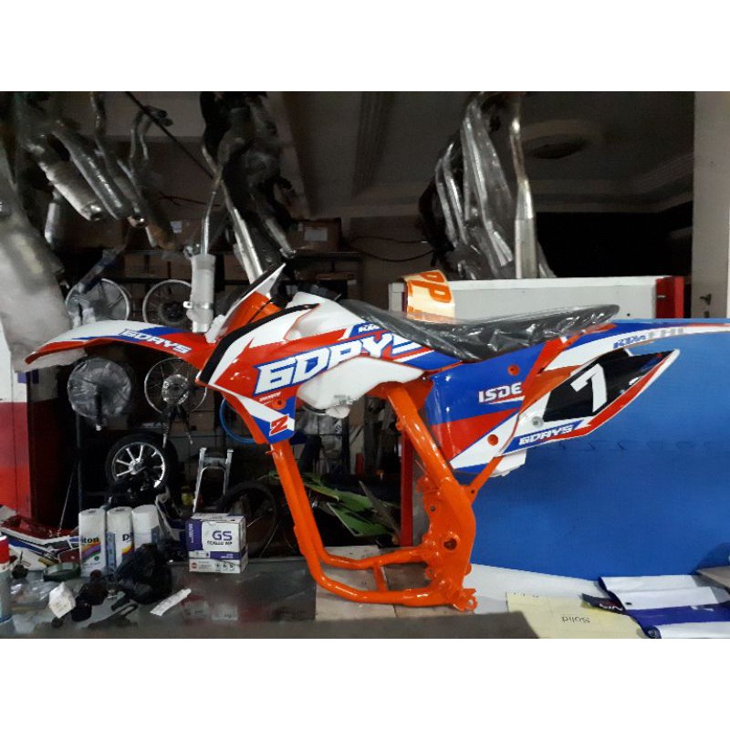 rangka dan body ktm 85 2016 pnp tiger