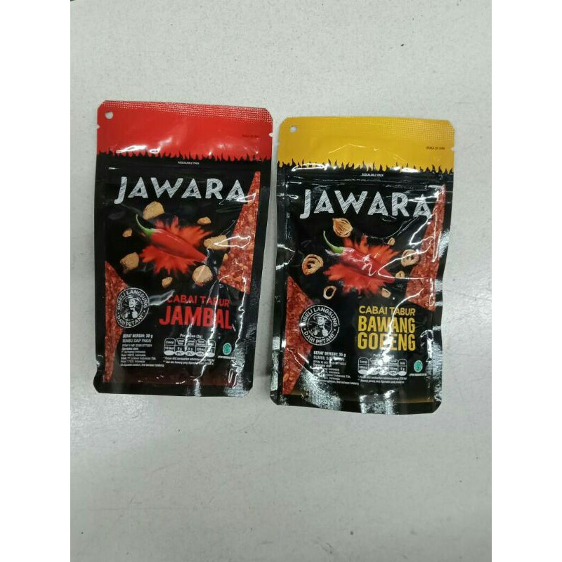 

jawara cabai tabur 35gr bawang goreng /jambal