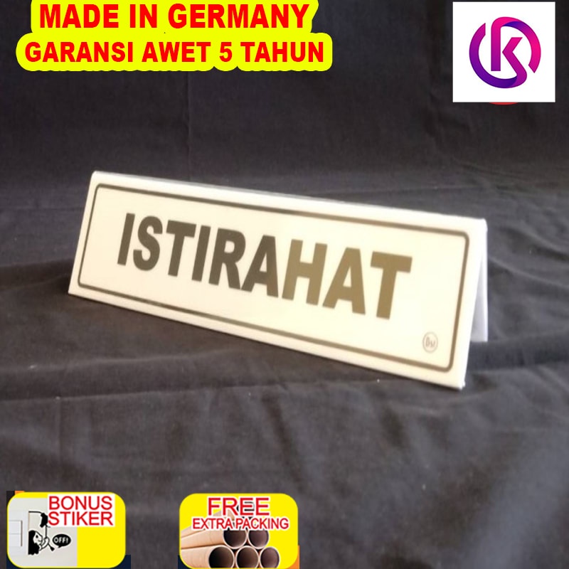 

Grosir Papan Label Akrilik Label Meja Tulisan Istirahat/Tutup