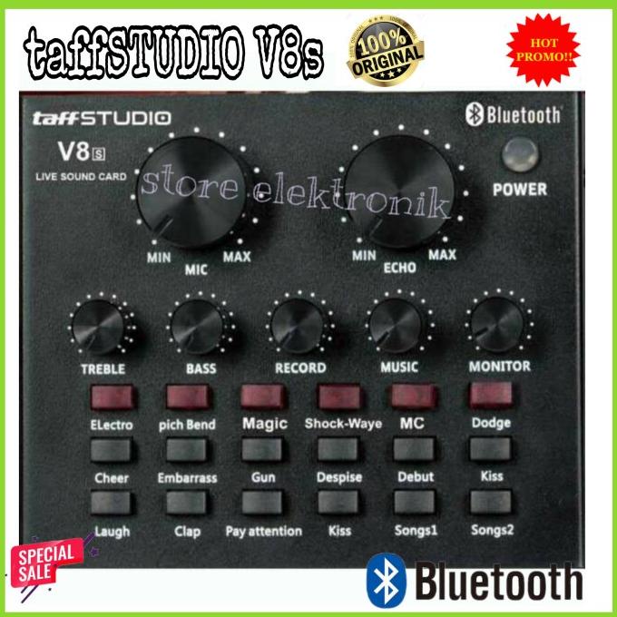 Sound Card TaffStudio V-8s Bluetooth Soundcard TaffStudio V - 8s Ori