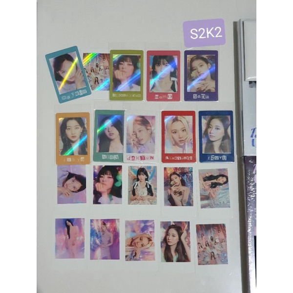 TWICE ALBUM TASTE OF LOVE POB PHOTOCARD (SHARING)