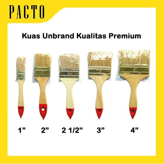 

KUAS UNBRAND KUAS CAT TANPA MERK - HALUS BERKUALITAS