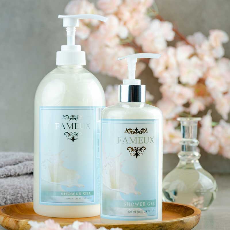 FAMEUX SHOWER GEL WHITE 1000ML / N000870