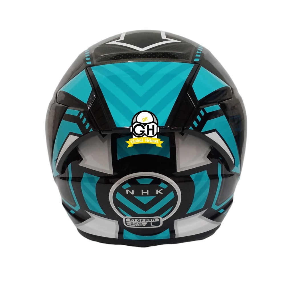 NHK HELM S1 GP PRO REVENGE SPEED BLACK TOSCA GPPRO DOUBLE VISOR DD-RING