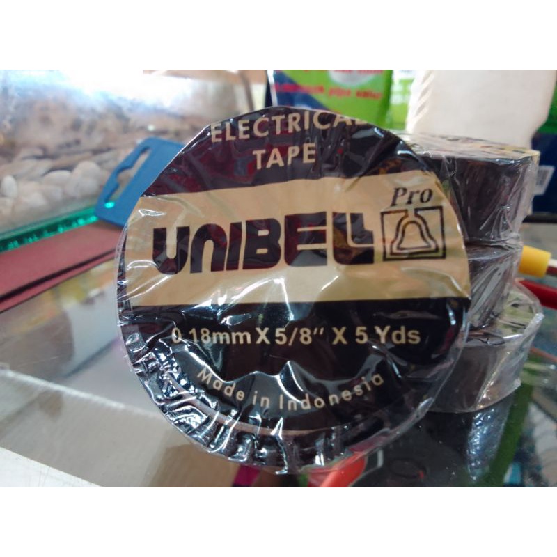 ISOLASI HITAM LISTRIK UNIBELL KABEL HITAM LISTRIK UNIBELL