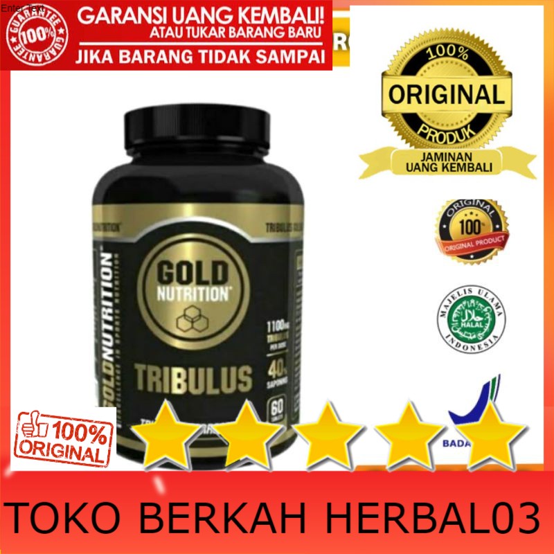 100% ASLI TERJAMIN AMPUH 100% TRIBULUS GOLD NUTRITION ASLI ORIGINAL
