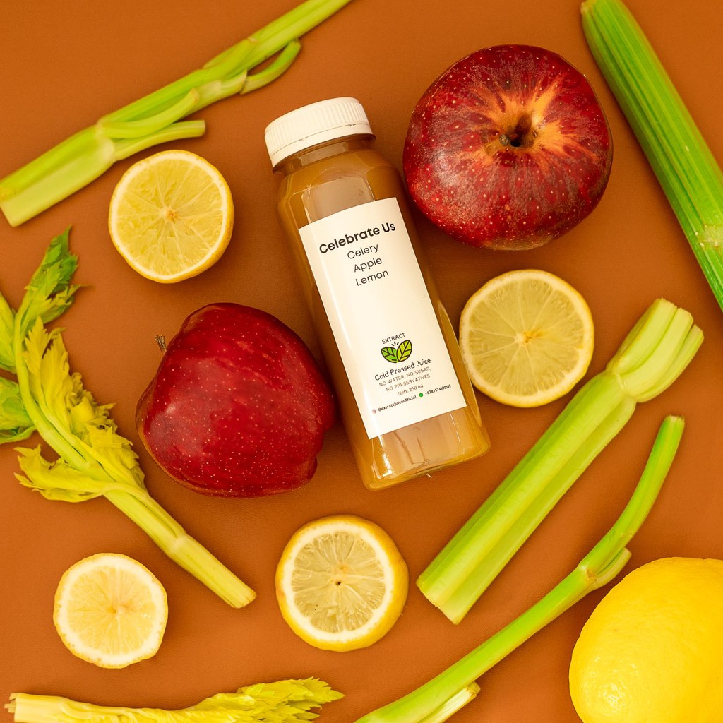 

Celebrate Us (Cold Pressed Juice: Celery, Apple, Lemon) 250ml