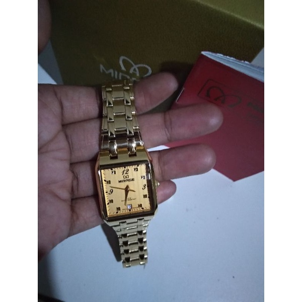 jam Mirage Rante kuning segi wanita 7716