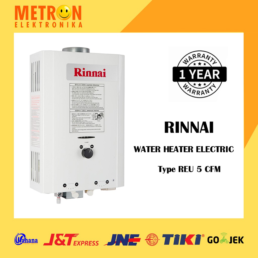 RINNAI REU 5 CFM - WATER HEATER GAS 5 LTR / PEMANAS AIR / REU5CFM