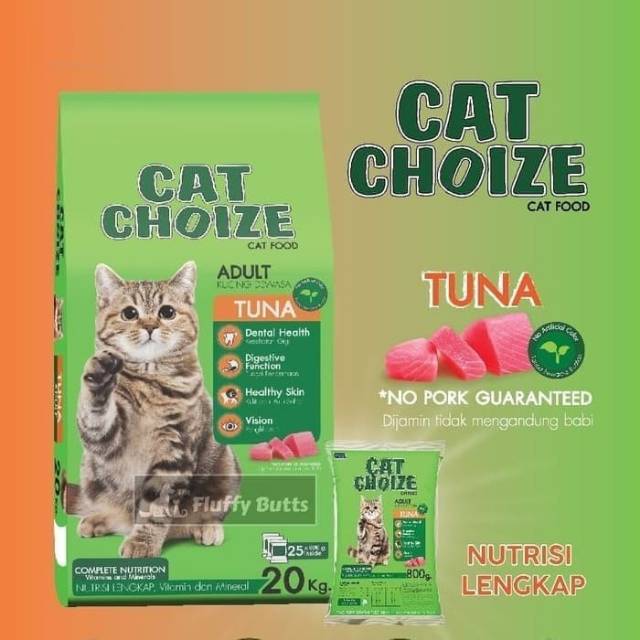 CAT CHOIZE TUNA SALMON 800Gr Makanan Kucing