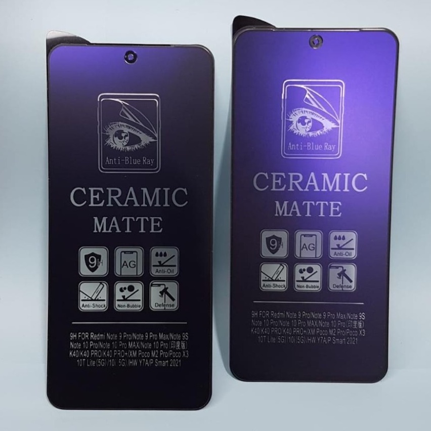 SCREEN PROTECTOR CERAMIC MATTE ANTI BLUE XIAOMI POCOPHONE F3 - FA