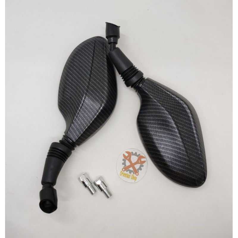 Spion Click Carbon Beat Vario Nmax Pcx Aerok Mio Scoopy spion klik Honda Yamaha Click Gelap