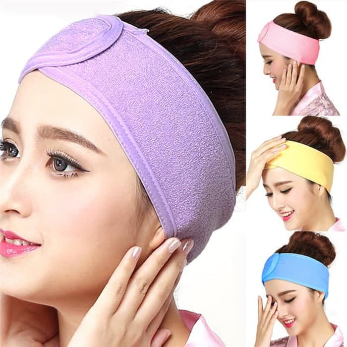 FACIAL HEADBAND Bandana Mandi - Bisa Pilih Warna