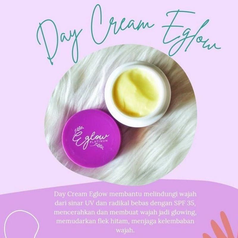 EGLOW BPOM - Ecer DAY CREAM (cream siang)