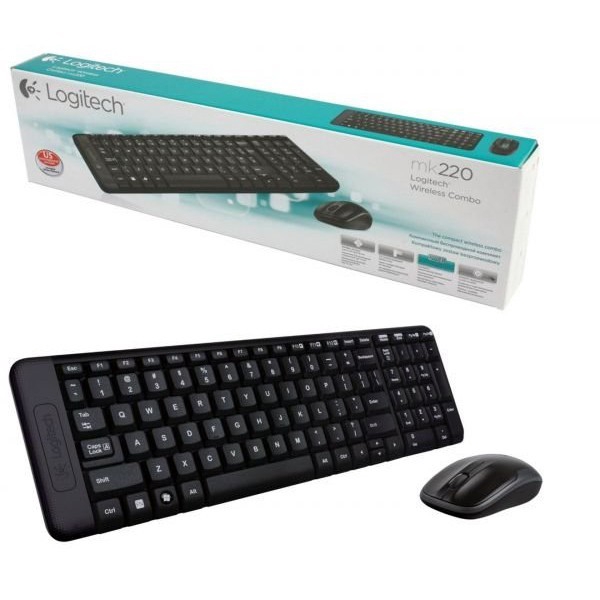 Keyboard Logitech Wireless Desktop MK220