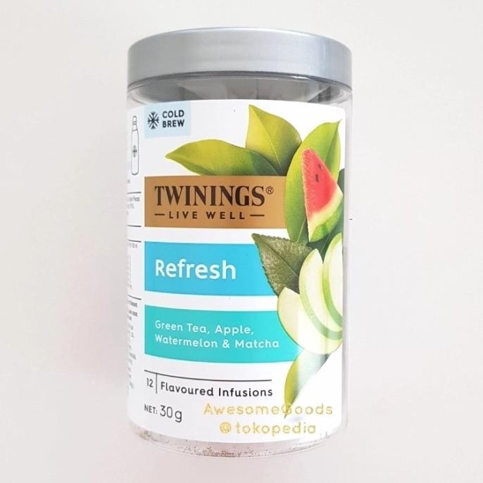 

Twinings Live Well Cold Brew Refresh 12 bags