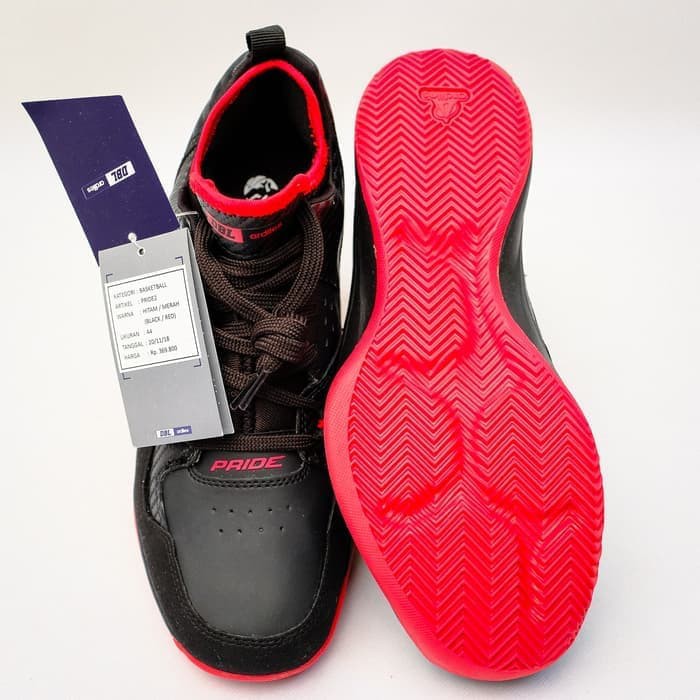 Murah | DBL Ardiles PRIDE 2 / PRIDE2 Sepatu Olahraga Basket ORIGINAL 100% - Hitam Kuning 40 Elegan