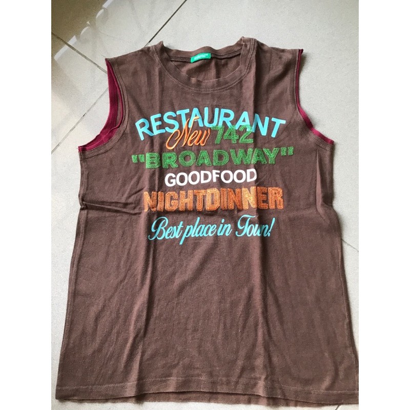 Preloved kaos kutung anak Benetton