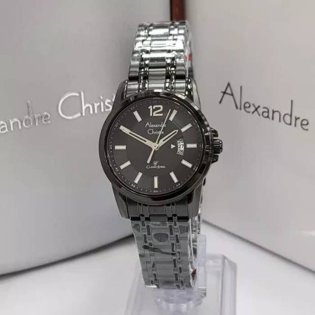 JAM TANGAN CEWEK / WANITA ALEXANDRE CHRISTIE AC 8325 FULL BLACK