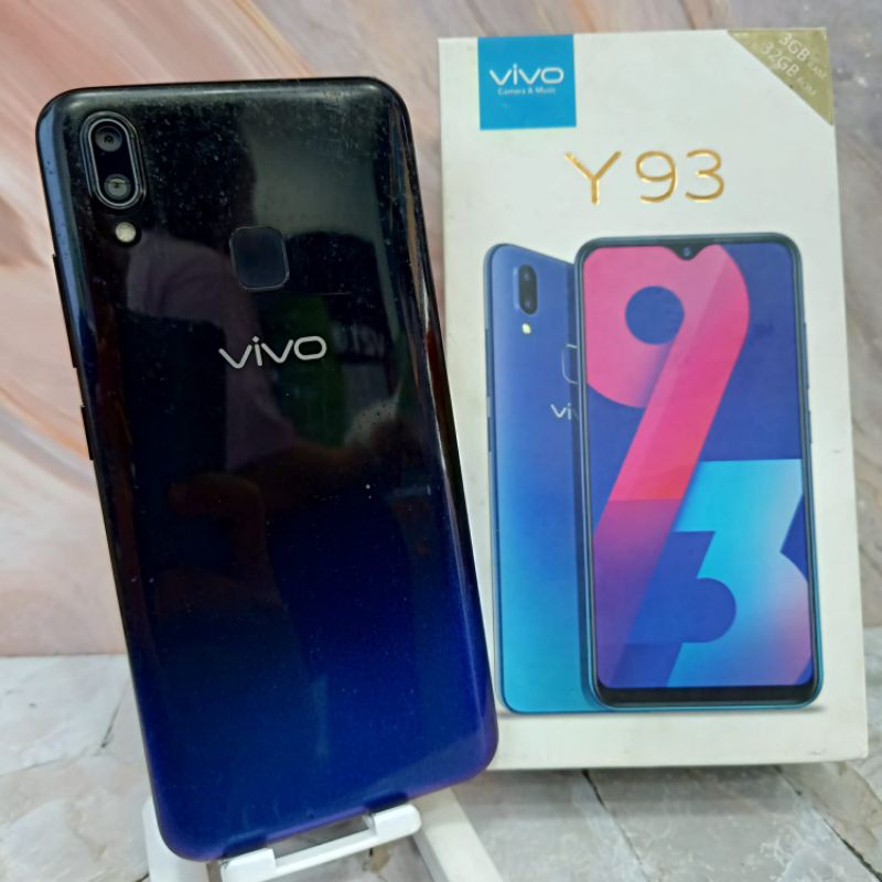 Hp Vivo Y93 Ram 3GB Internal 32GB 3/32 Hp Second Seken Sekn Sken Bekas Bergaransi Fullset Batangan F