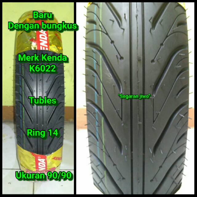  Ban  belakang tubles matic  ring  14  Ukuran  90 90 Kenda motor  