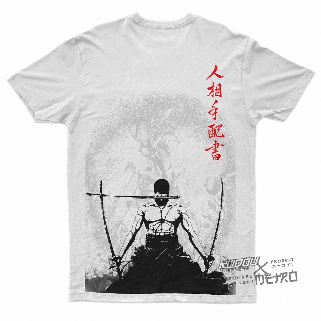 Tshirt Zoro Demon Anime Manga Onepiece Character Roronoa Zoro