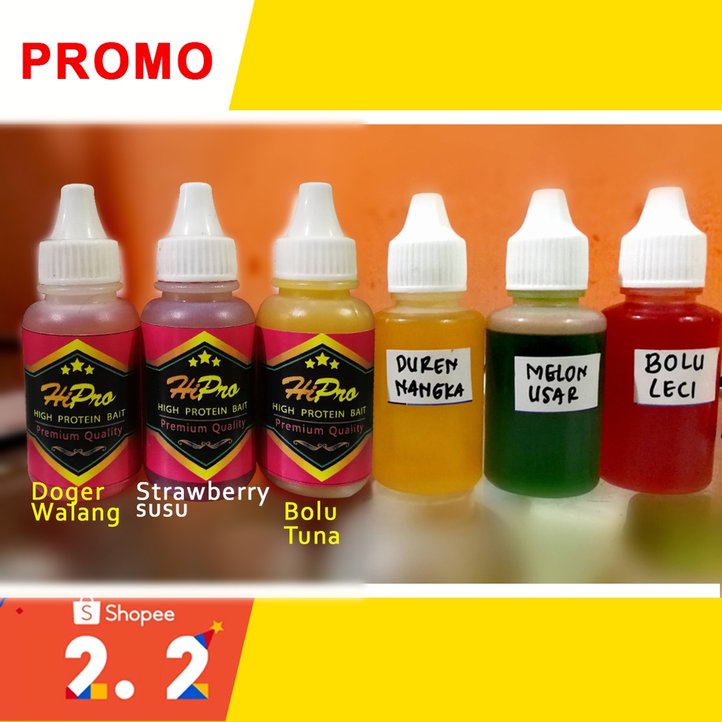 Essen pancing Lomba Ikan Mas 30ml  Melon Usar Strawberry susu Nagka Doger Walang Kweni Nangka Bolu L