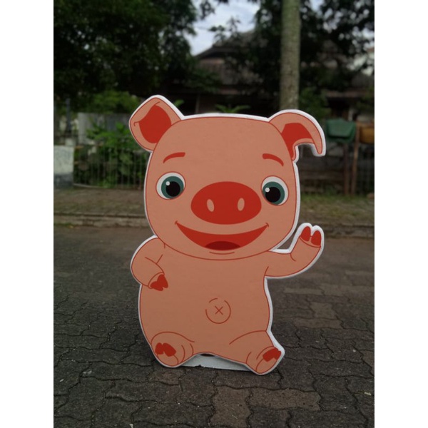 standing karakter dekorasi styrofoam tinggi 1 meter / dekorasi styrofoam karakter / karakter