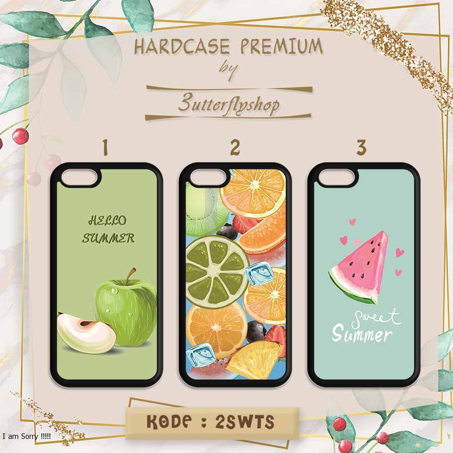 [HARDCASE] Sweet Fruity Summer case Oppo Vivo Realme Redmi Xiaomi Samsung Iphone