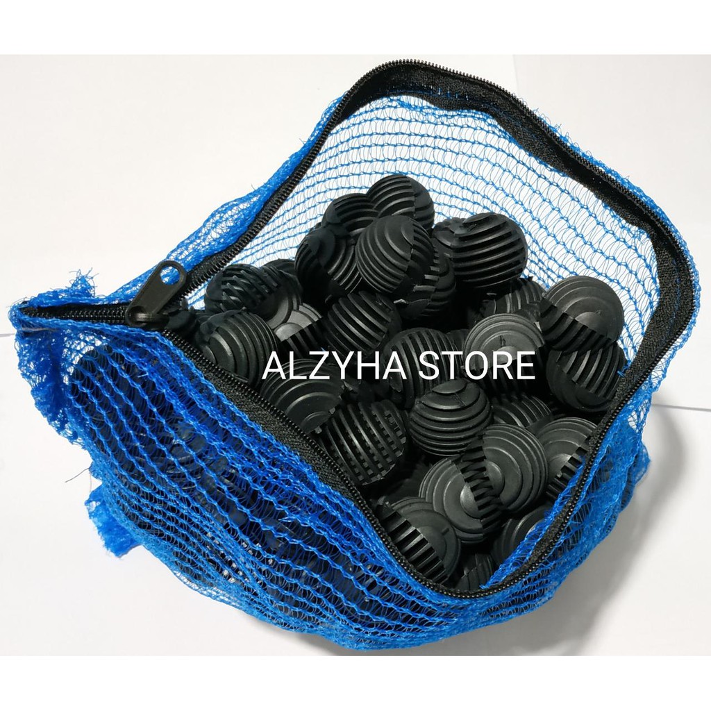 Bioball 200 pcs/1kg + waring biru kuat gak gampang molor