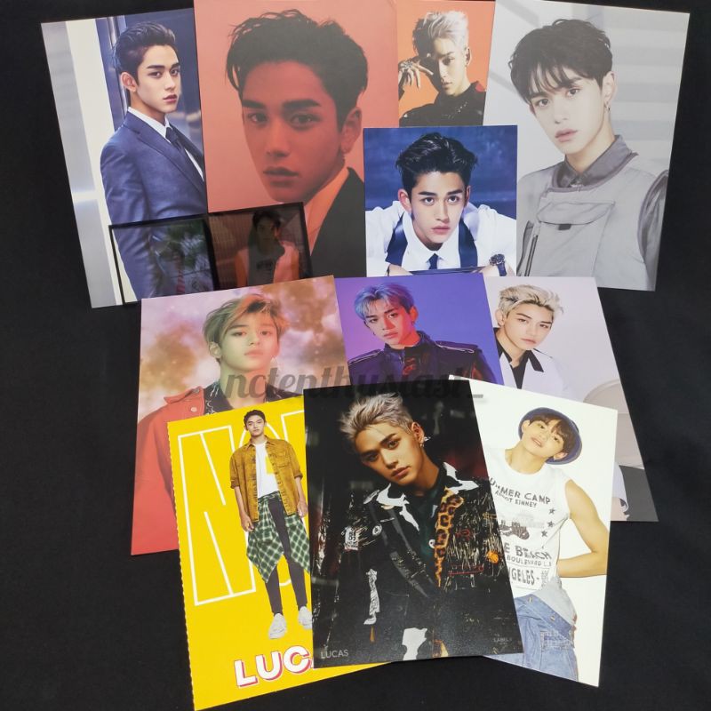 POSTCARD PHOTOSET FILMSET STIKER EMPATHY SG19 TAKEOFF SUMKIT EXHIBITION ATW NCT WAYV SUPERM LUCAS