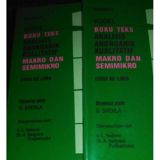 Buku Vogel bagian 1 dan 2