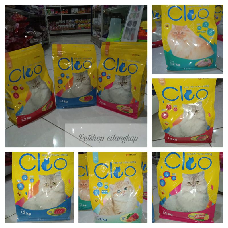 cleo cat 1.2k all varian cleo makanan kucing