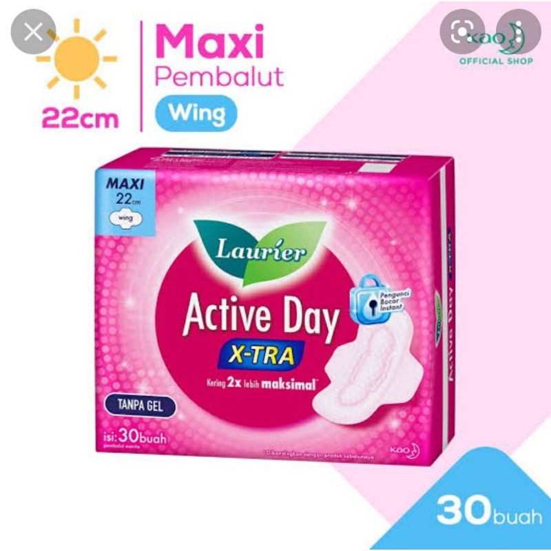 Laurier Active Day 22cm maxi wing isi 30