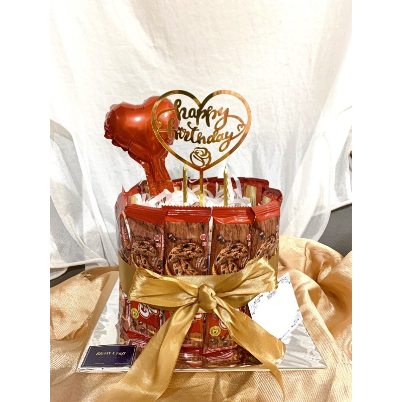 snack cake 1 layer/ kue ulang tahun/kue snack