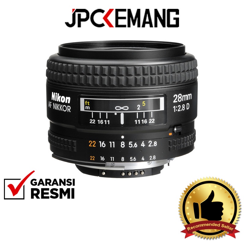Nikon AF 28mm f2.8 D Nikkor 28mm f/2.8 D Garansi Resmi