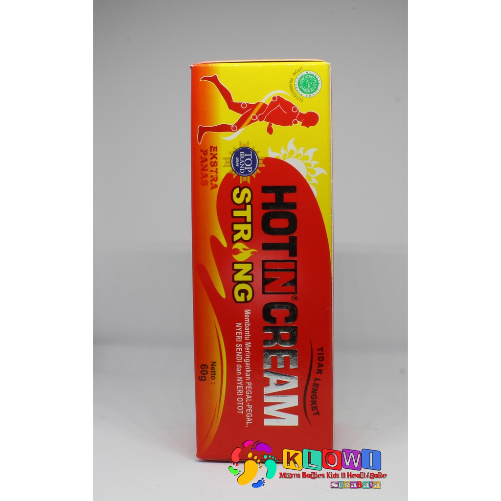 Hot In Cream Strong - 60 Gram Pereda Pegal-pegal dan Nyeri Otot new