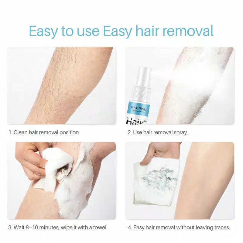 Spray Perontok Bulu , Penghilang Ketiak Kemaluan Kaki Miss V Hair Removal Depilatory Permanen PANSLY