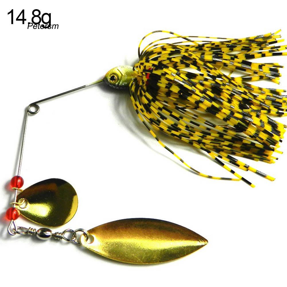 PTSM_Willow Blade Spinner Bait Buzzbait Fishing Lures Bass Tackle Hook Crankbait