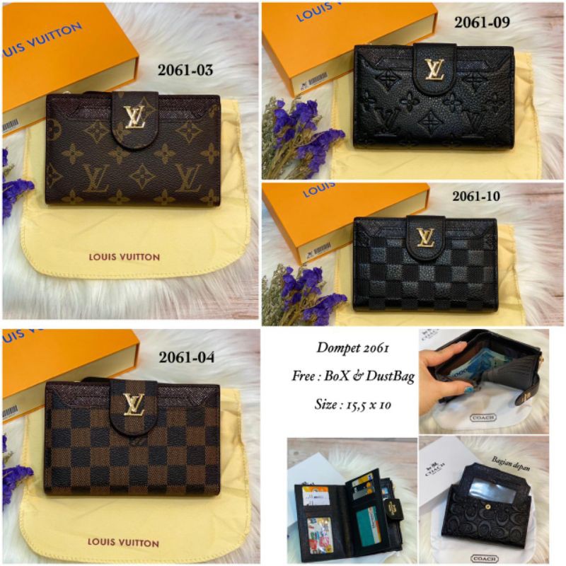 Dompet import /Dompet lv/Dompet lipat Lv/Dompet kartu lv