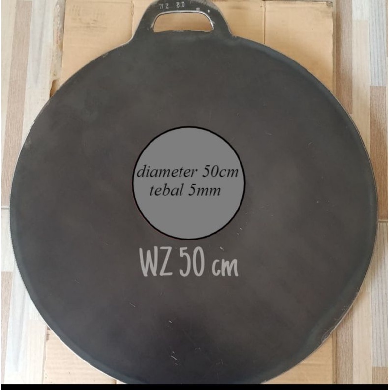 Plat Wajan Kuali Penggorengan Loyang Masak Martabak Telor Kebab 50 cm