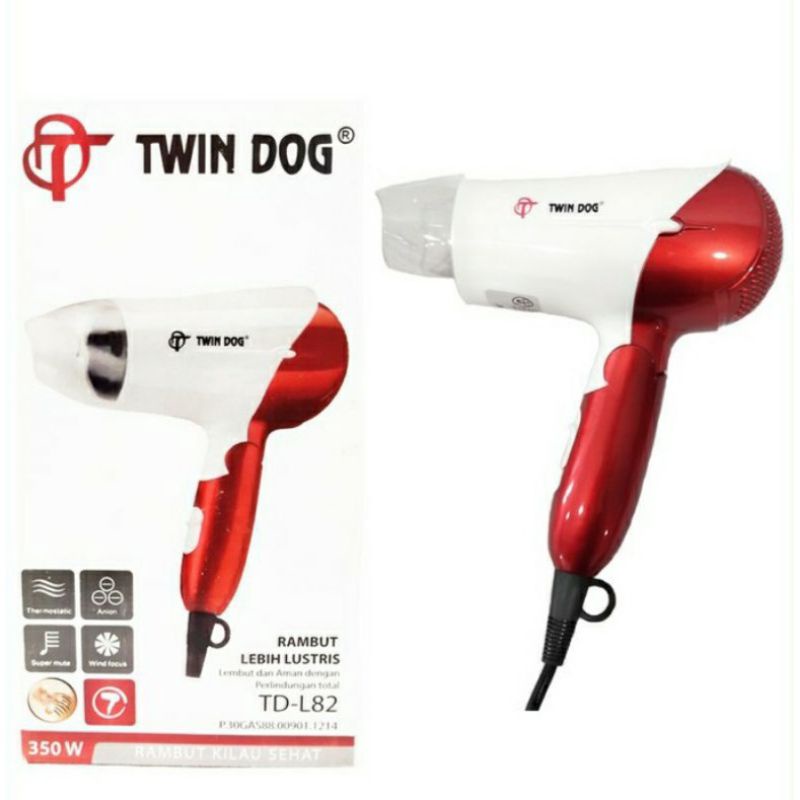 Yamakawa, 2235  , Twindog , TD  , L82  , Twin Dog , Hair dryer , hairdryer  Pengering Rambut  350 Watt